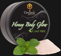 Container of Cool Mint Honey Body Glow