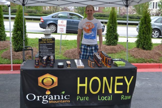 John Wright at Farmer's Market