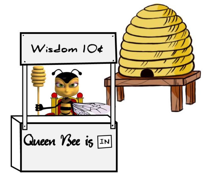 QueenBee's Wisdom for Pollinators Week