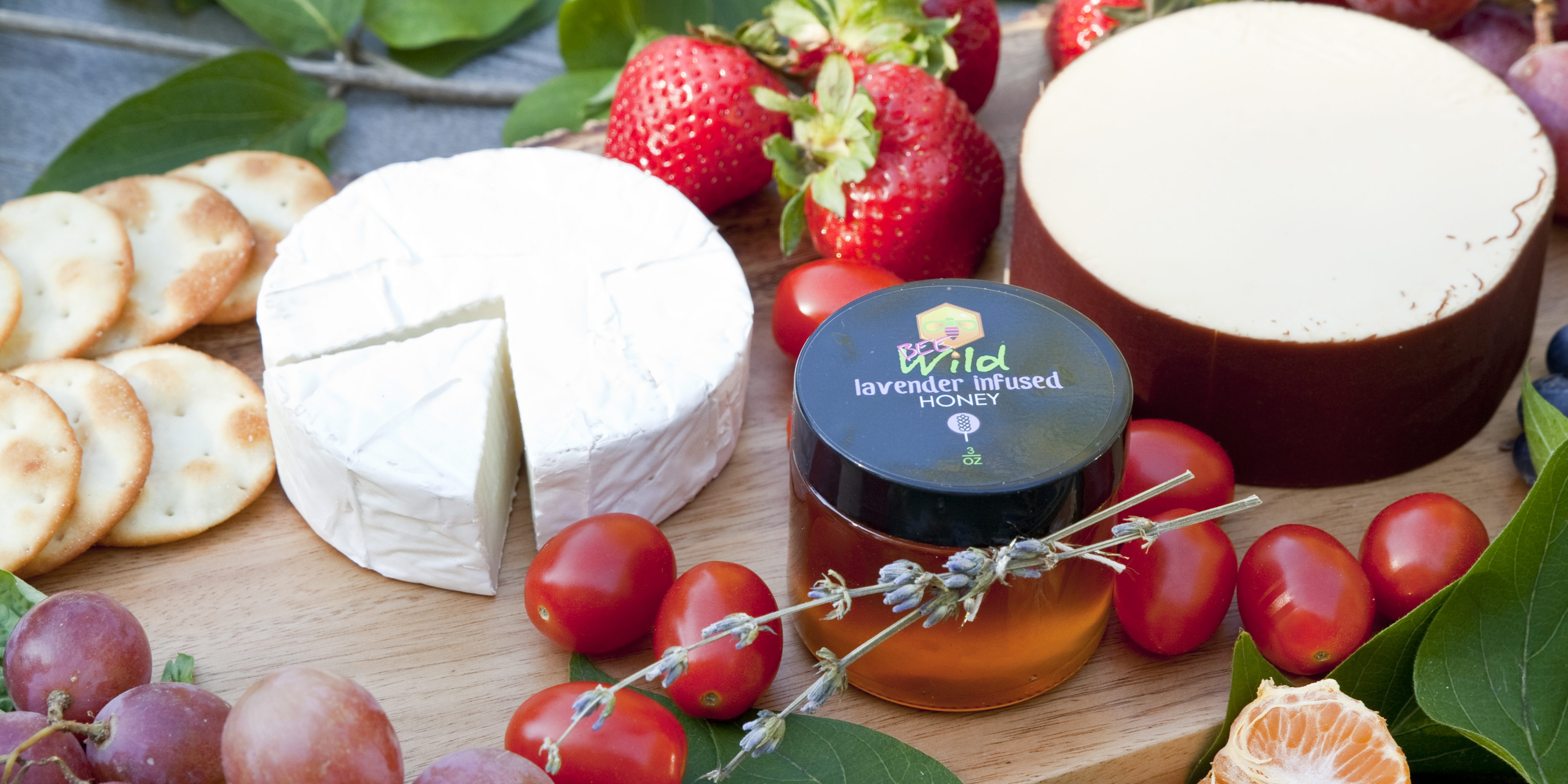 Bee Wild Lavender Infused Honey Cheese Tasting