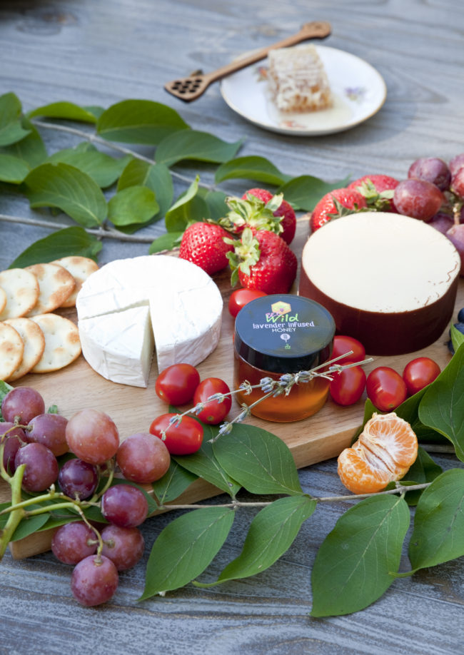 Bee Wild Lavender Infused Honey Cheese Tasting