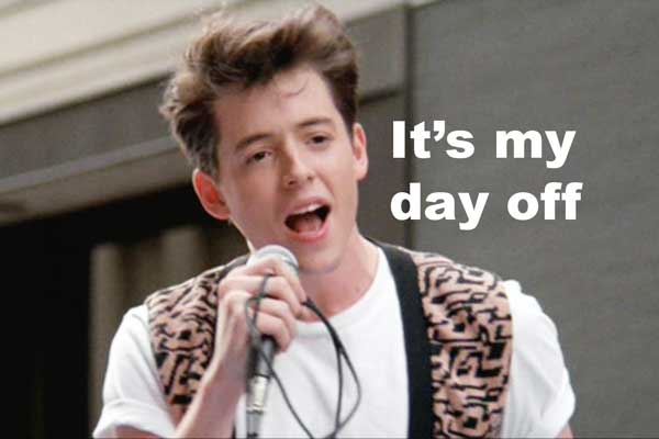 Retired; It's My Day Off