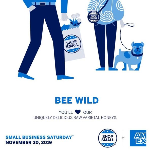 Bee Wild Banner for Small Business Saturday 2019