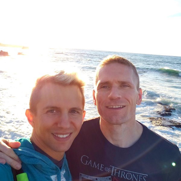 John and Chris at Beach for Creating the Relationship of Your Dreams