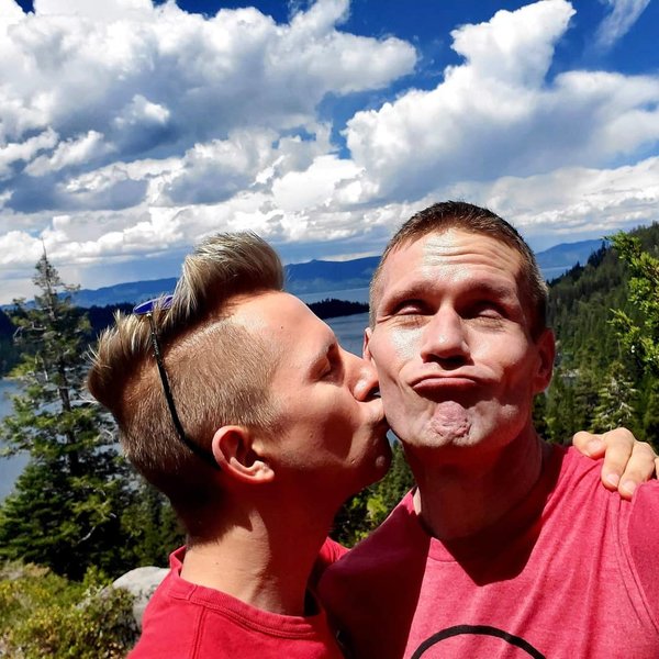 John and Chris Hiking in California for Create the Relationship of Your Dreams